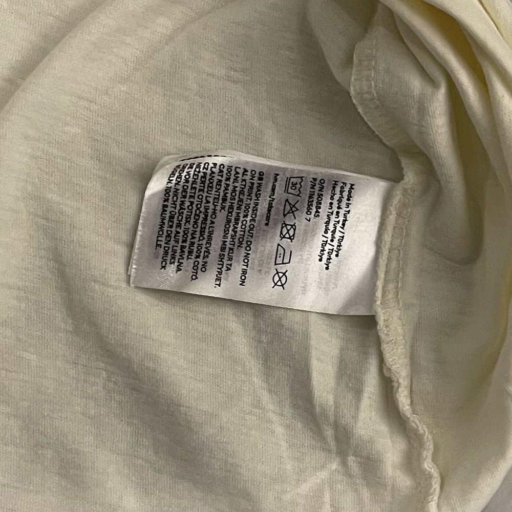 H&M Paris Cotton T-Shirt Size XSmall - Picture 7 of 10